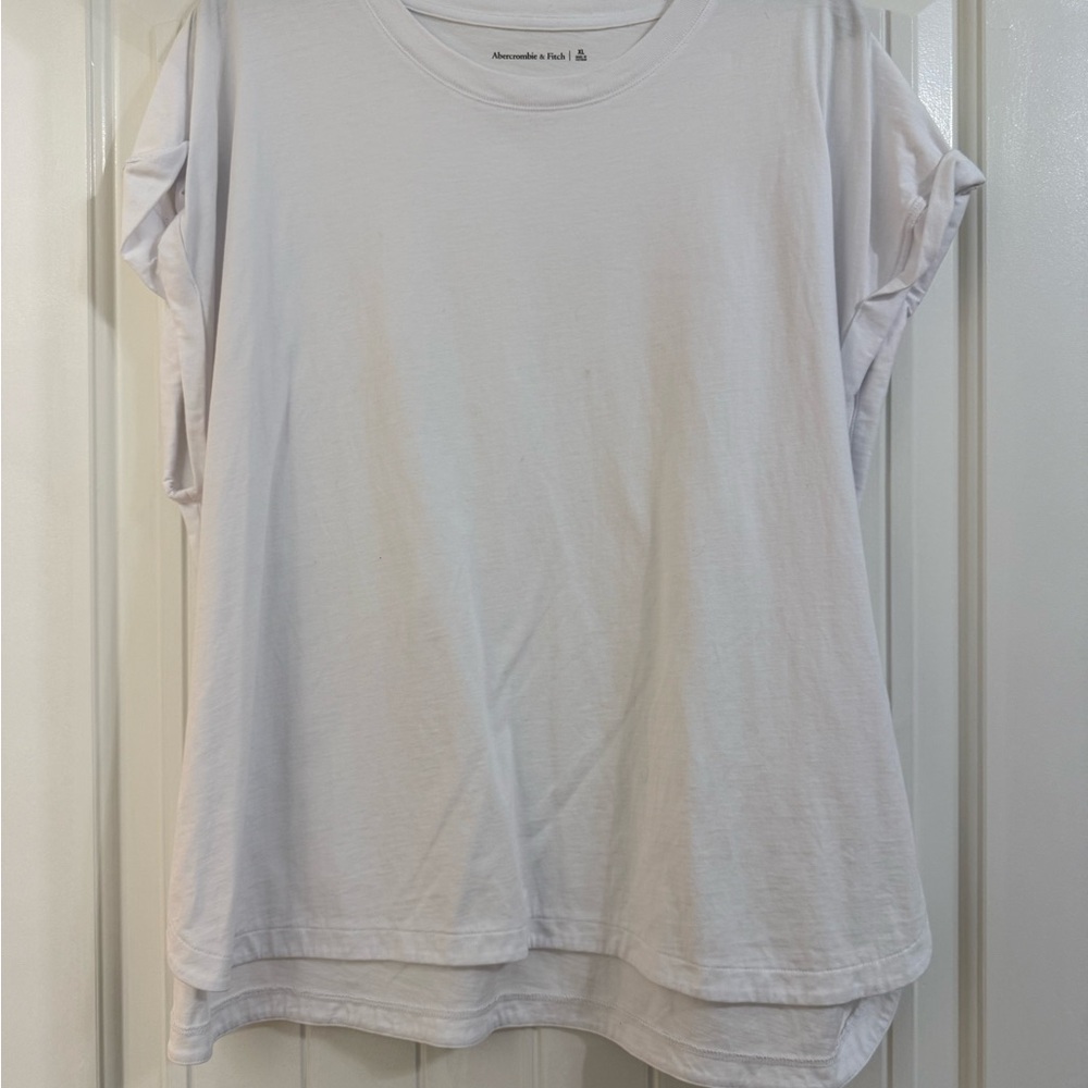 Abercrombie & Fitch Classic White Muscle Tee